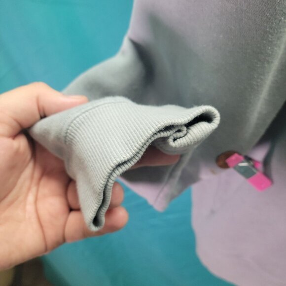 H&M Relaxed Fit Gray Hoodie Sweatshirt Size L - Picture 5 of 10